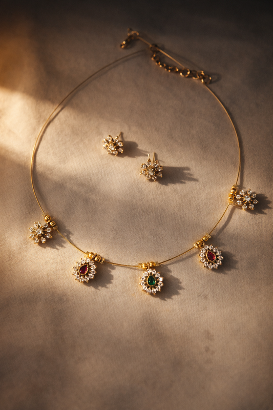 Multicolor Invisible Necklace-G35550