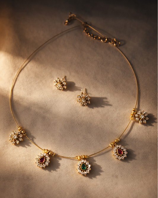 Multicolor Invisible Necklace-G35550