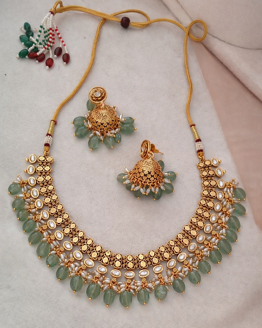 Chandan Short Choker Set-G354600