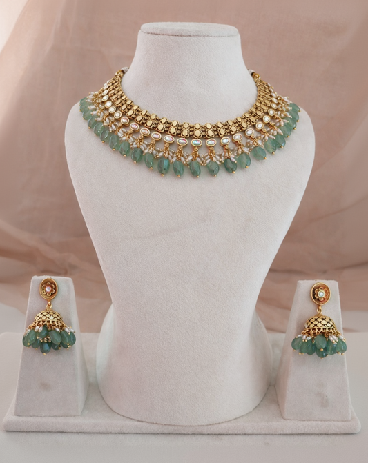 Chandan Short Choker Set-G354600