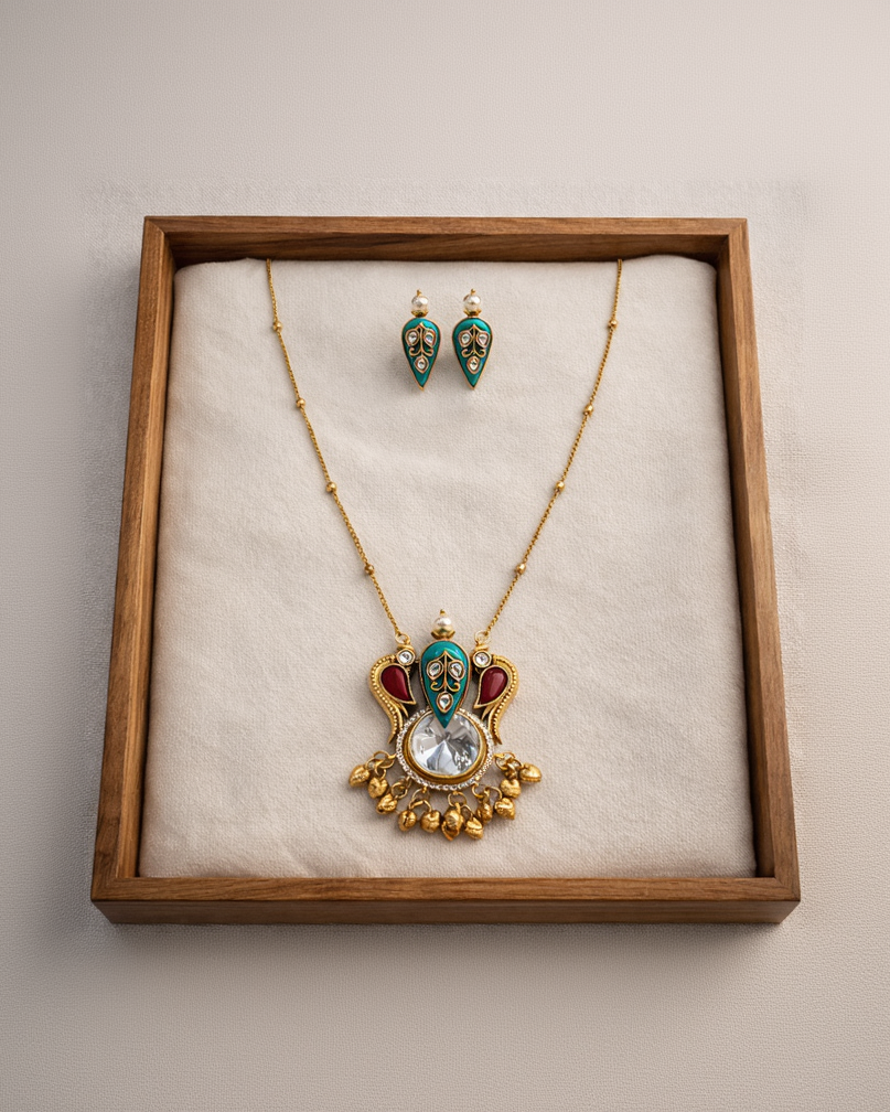 Haritage Jadav Pendant set-G352000