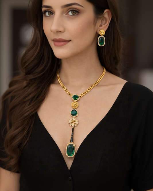Sabyasachi Pendent Necklace Set-G352700