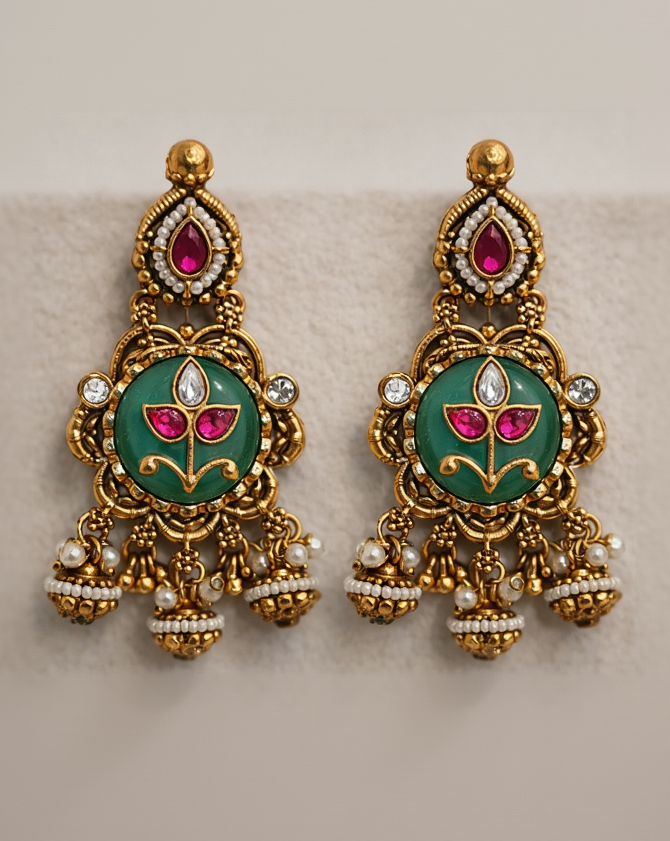 Rajawadi Haritage Necklace set-G355700
