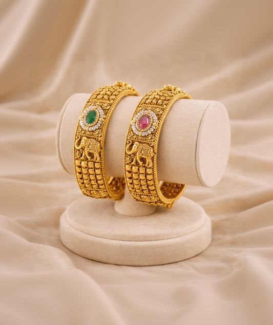 Chandan Elephant Bangles-G353000