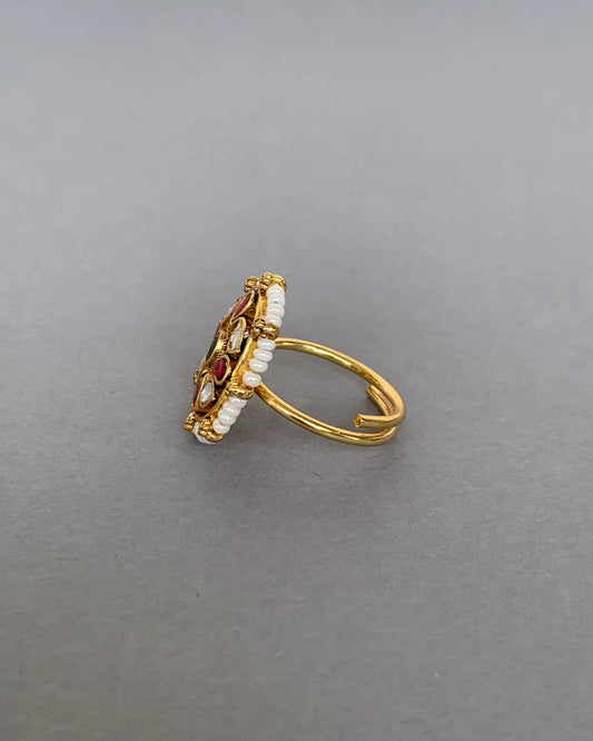 Jadau Motif Ring-G35500