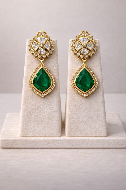 choker Emerald Drops Necklace