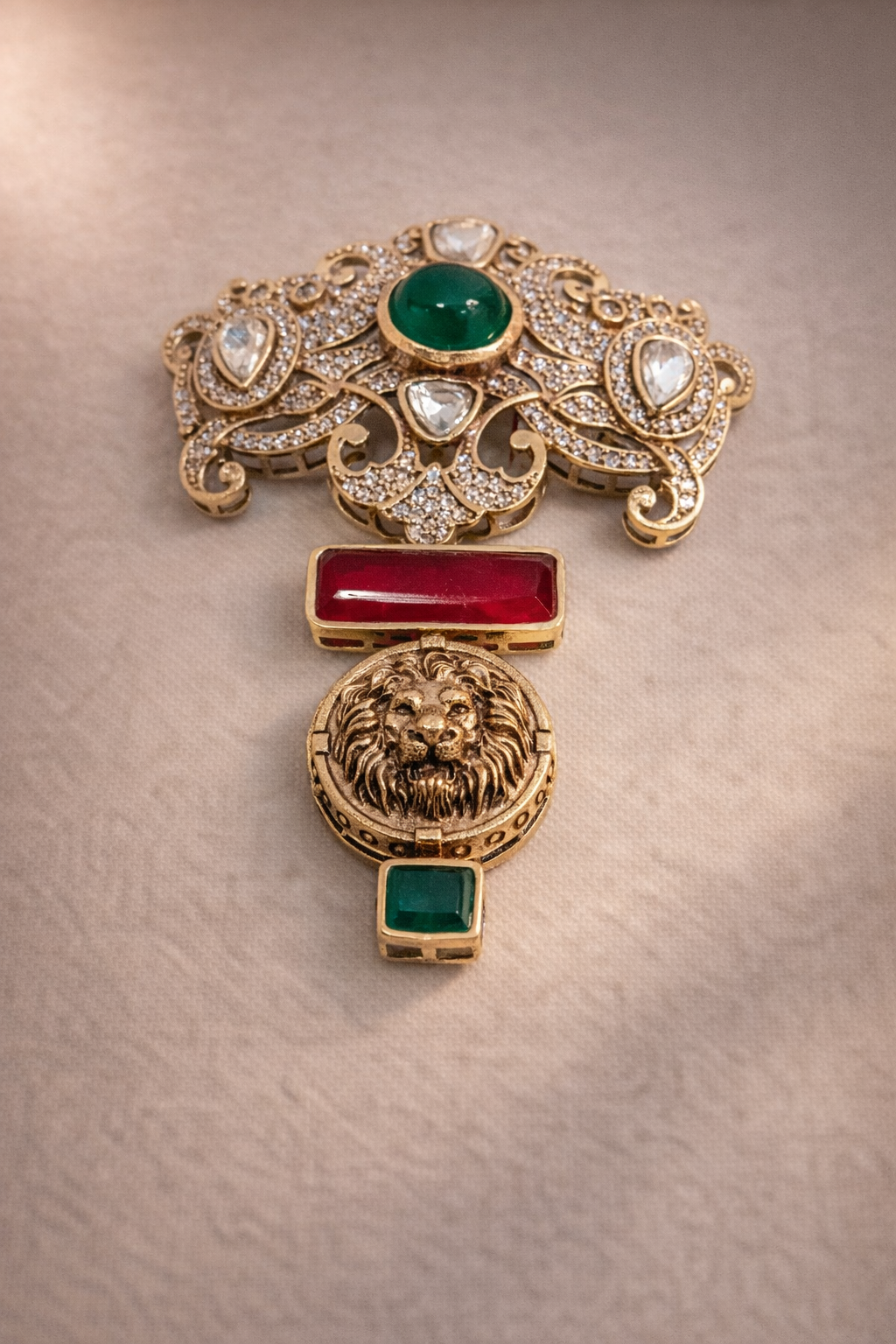 Mossainite Man Brooches