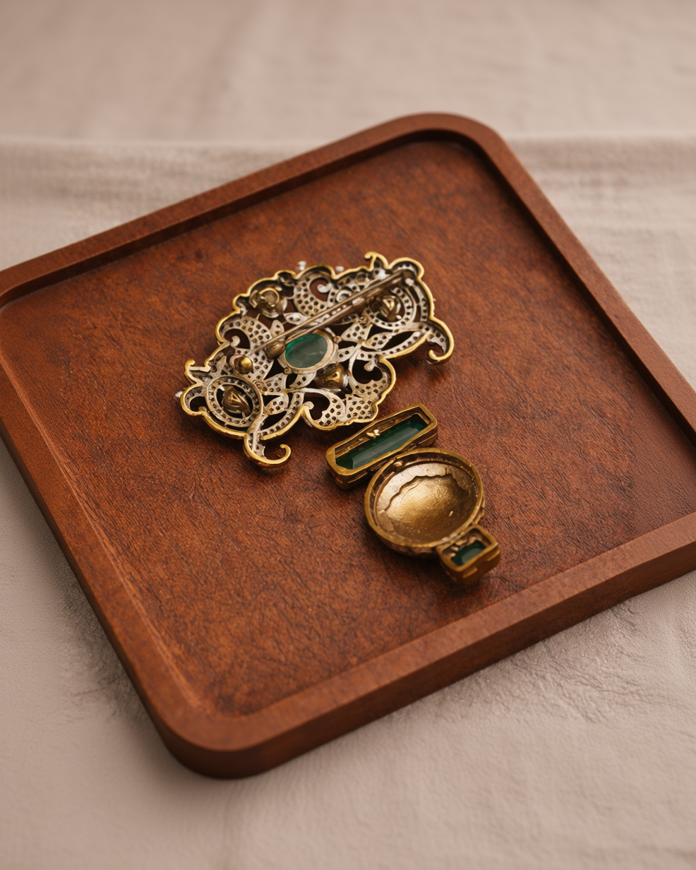 Sabyasachi Men/Women Rubby Brooch-G351300