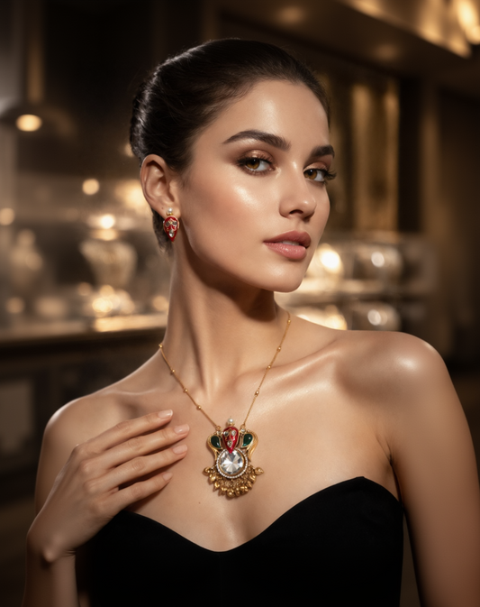 Haritage Jadav Pendant set-G352000