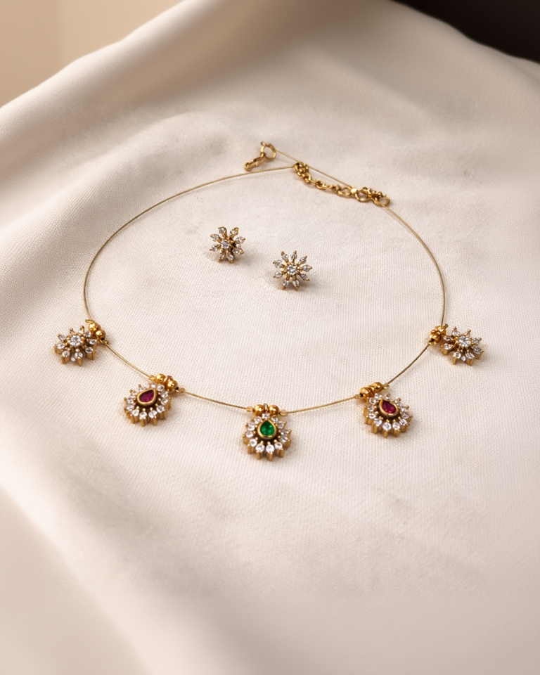 Multicolor Invisible Necklace-G35550
