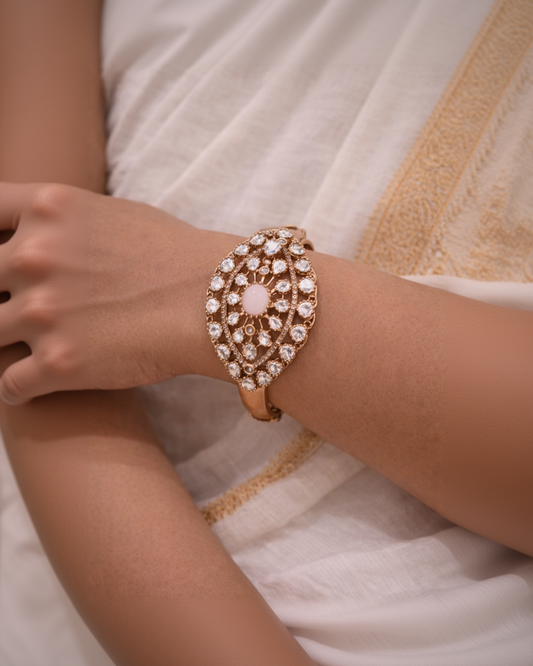 Elegant Mossonite Bangle Bracelet-G351300