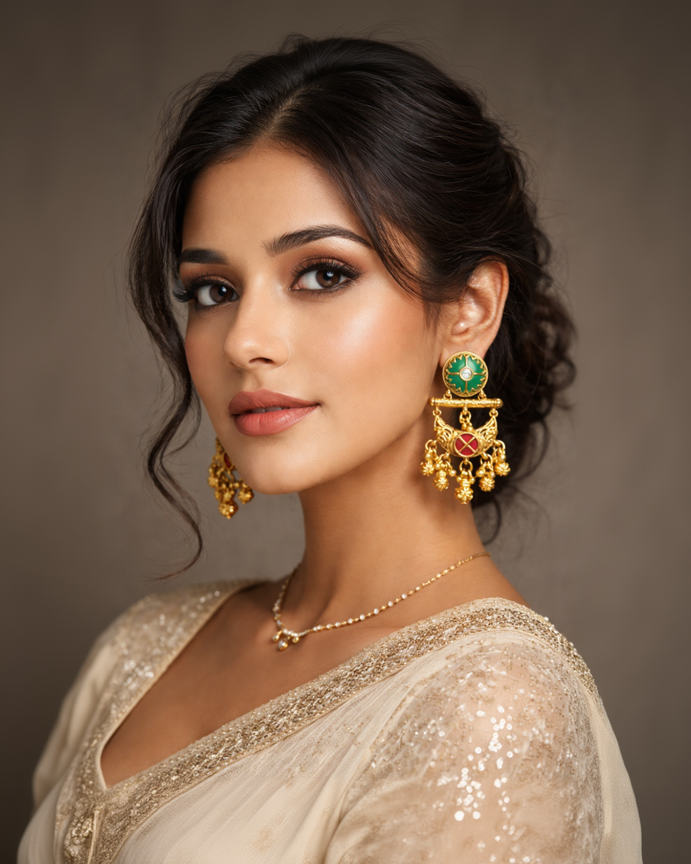 Heritage Gold-Toned Jumkha Earring-G351700
