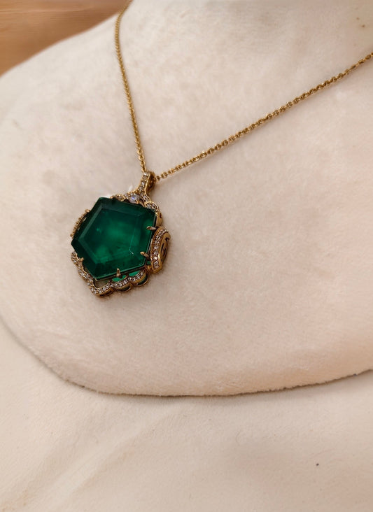 Emerald Pendant Set-G752100