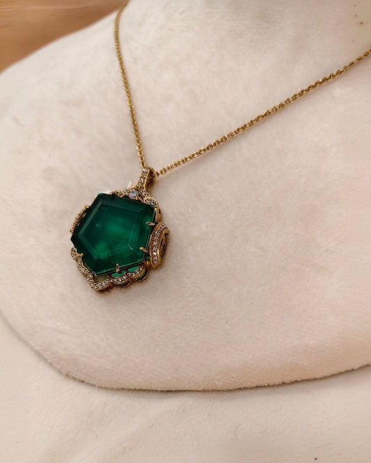 Emerald Pendant Set-G752100