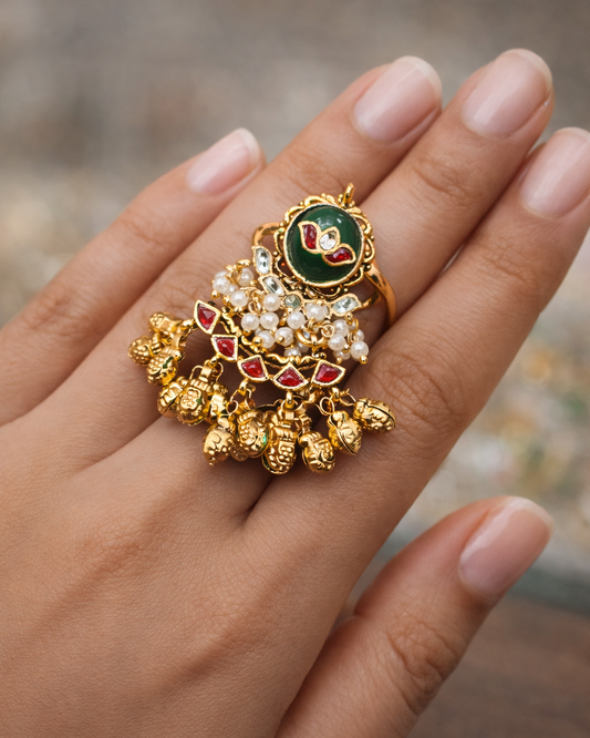 Green Onyx Heritage Ring-G351600