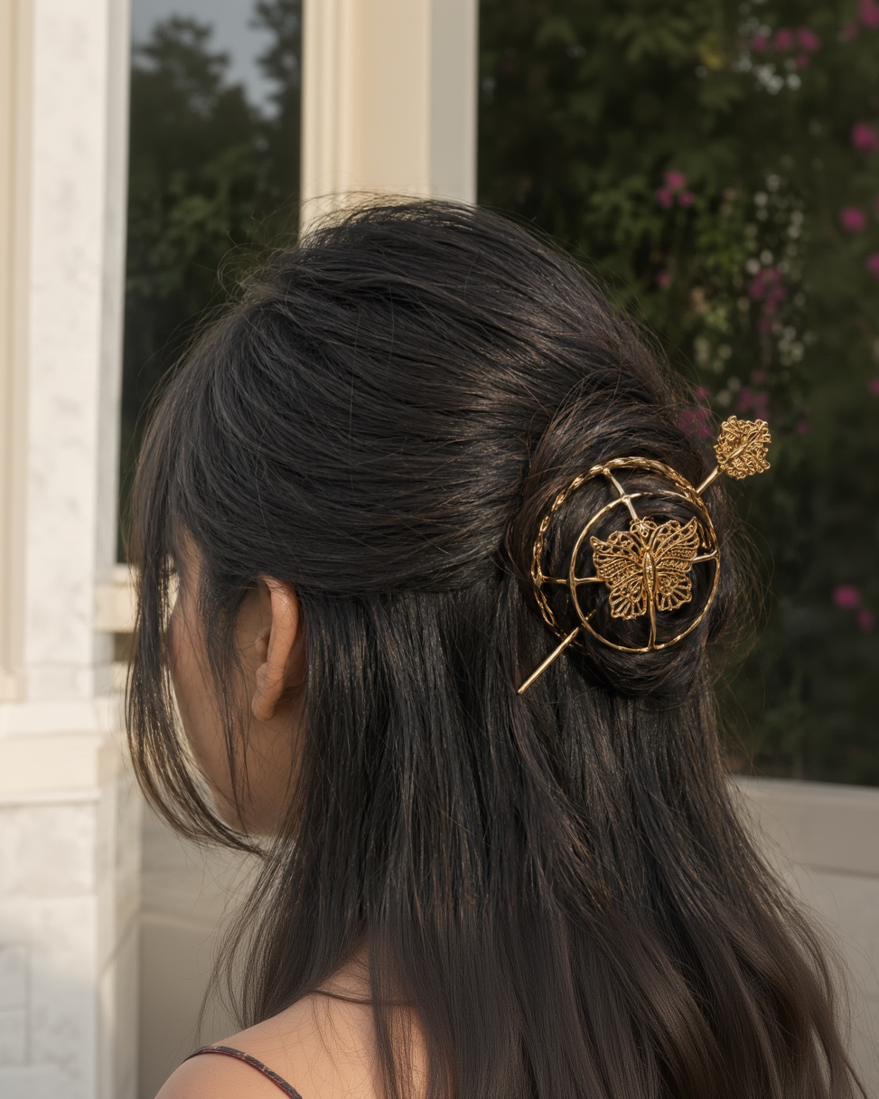 Butterfly Bun Cage-G11600