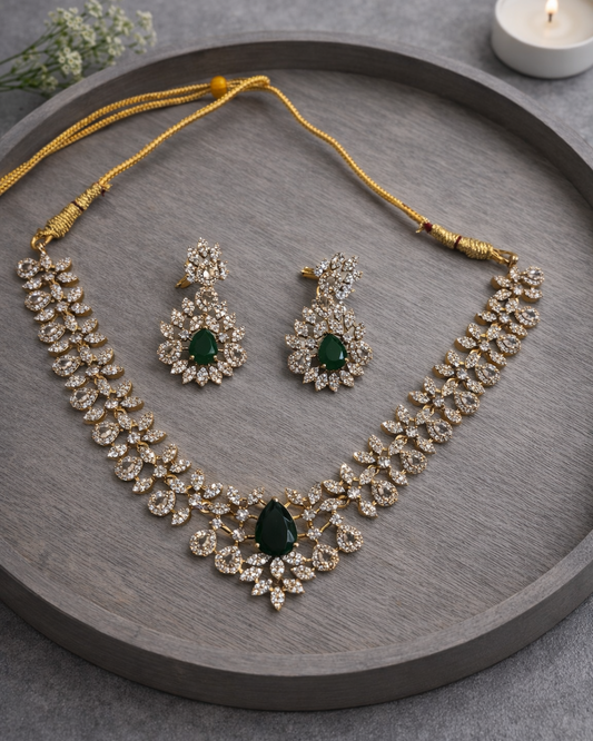 Emerald Almera Victorian Jewellery Set-G352500
