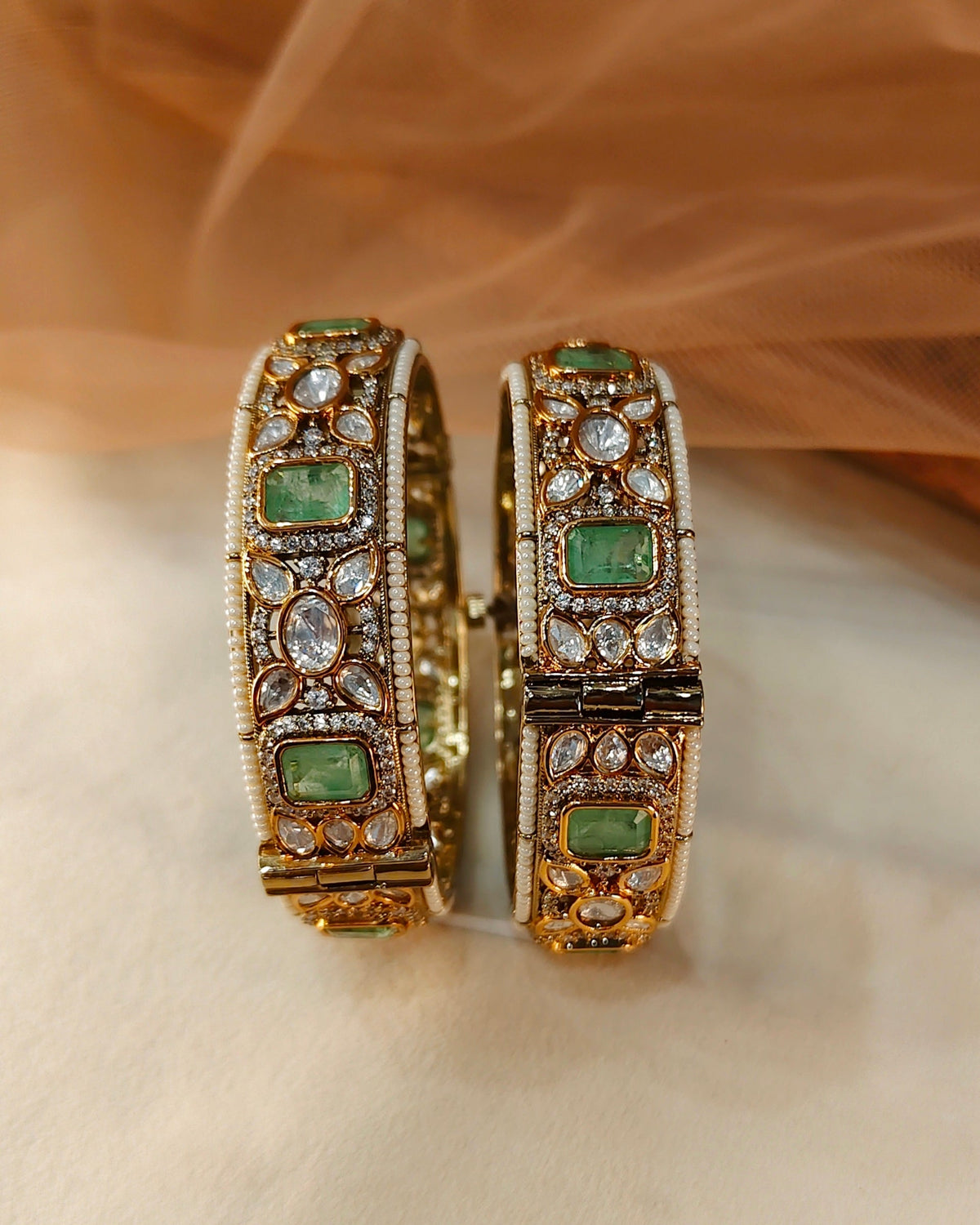 Moissanite Bangles(Set of 2)-G155400
