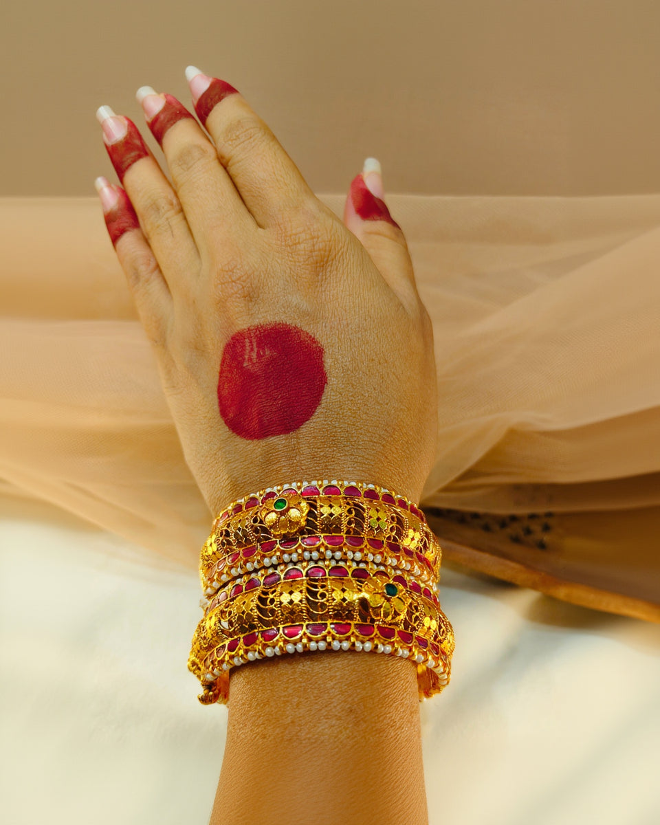 Jadau Bangles(Set of 2)-G157800