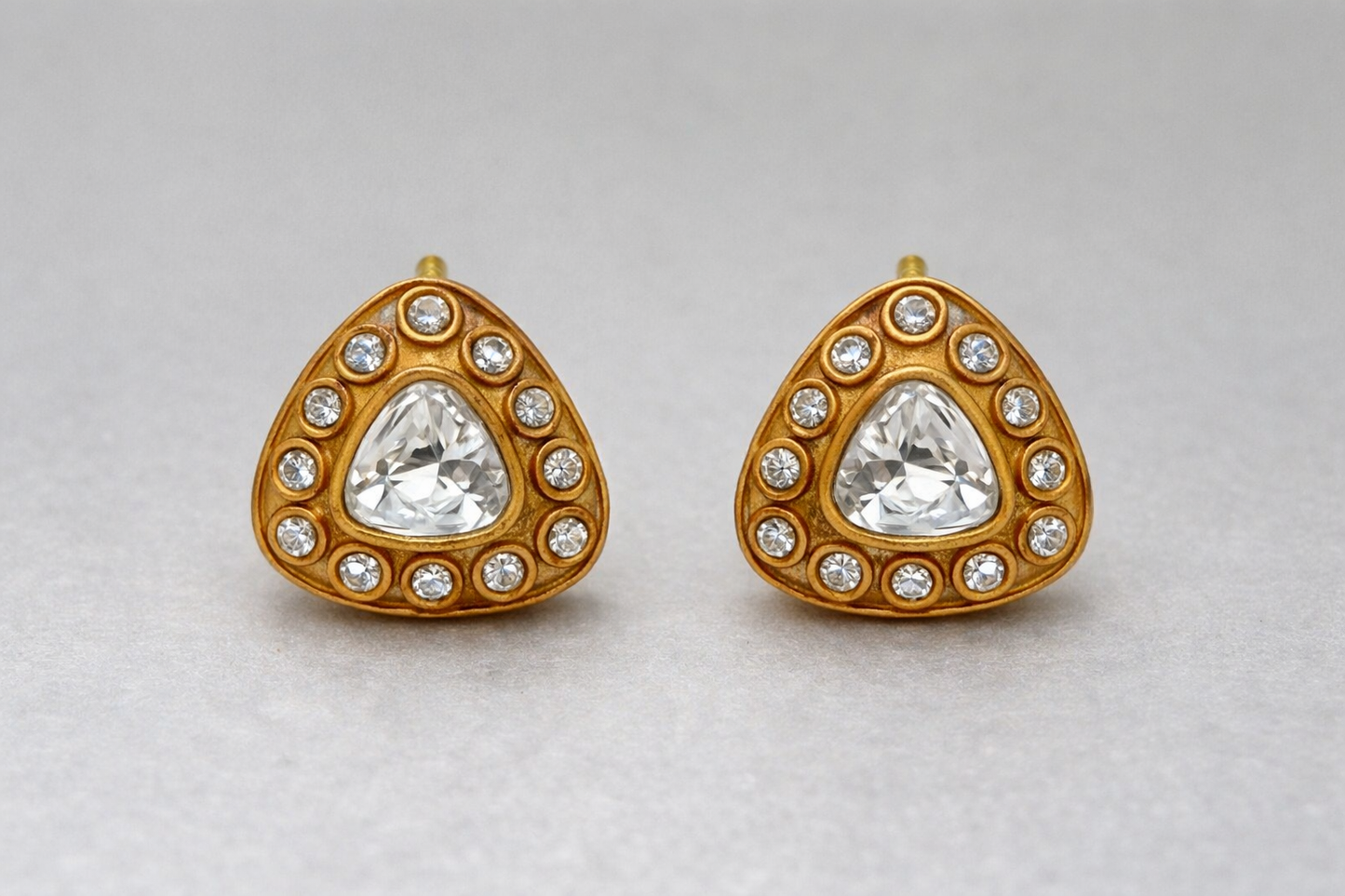 Zehra Emerald Drop Polki Necklace Set