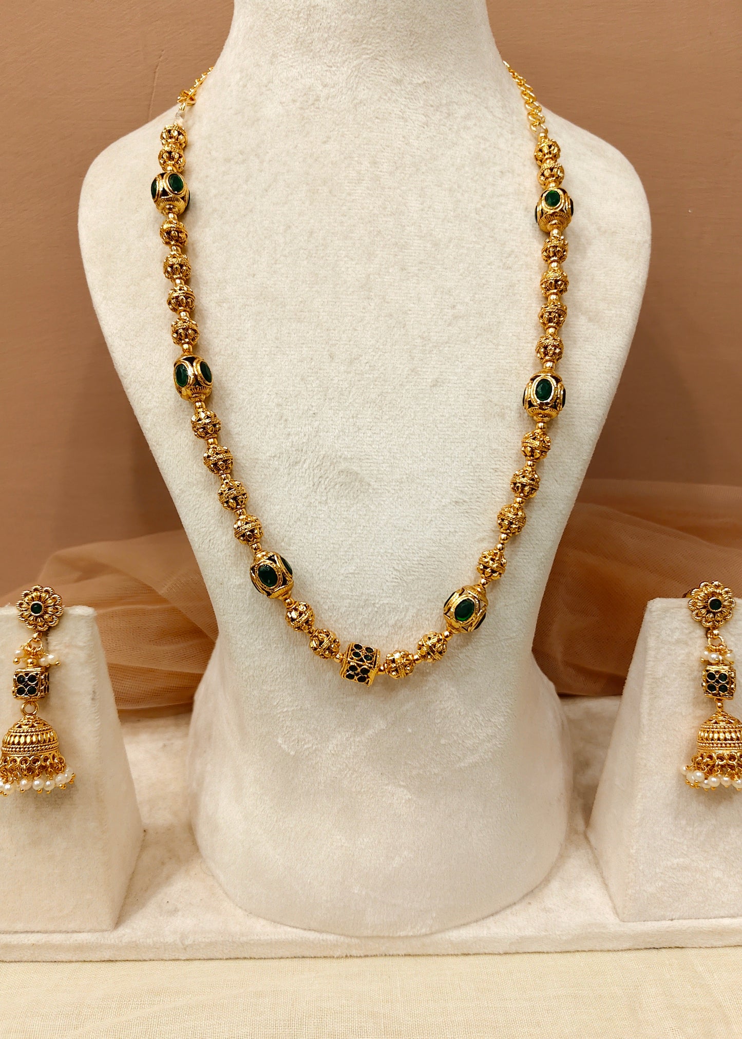 Gold-Plated Mala Necklace-G171100