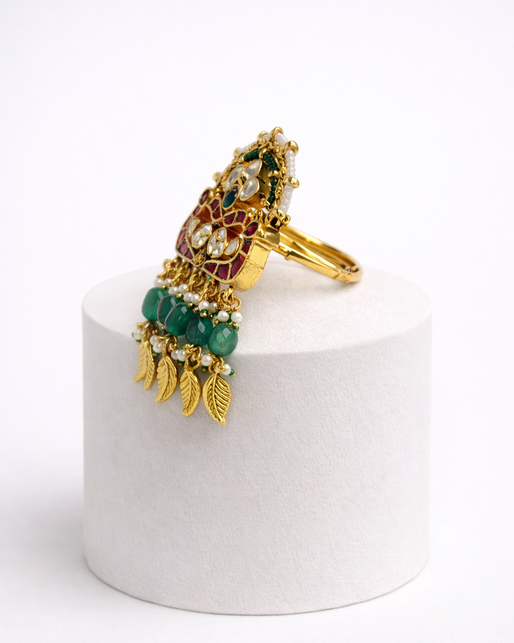 Jadau Tassel Cocktail Ring-G2200