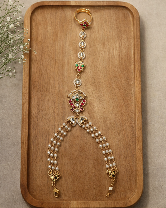 Jadau Foot Payal/Pochha(Pair)