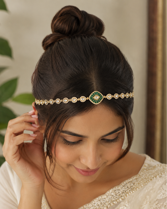 Kundan Mathapatti Hairband-G332900