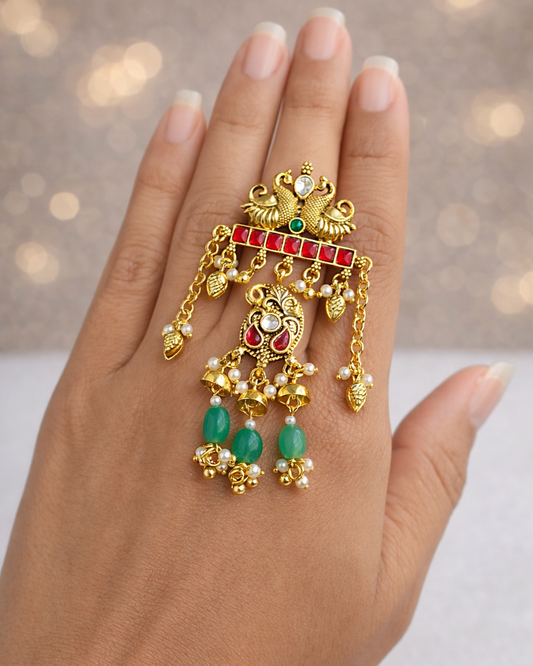 Heritage Peacock Statement Ring-G351800