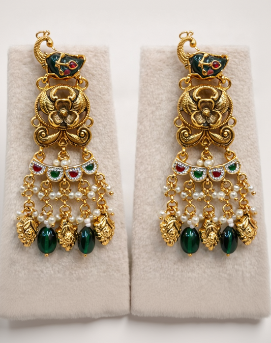 South Indian Bridal Temple Choker Set for Weddings & Festivals-G3511800