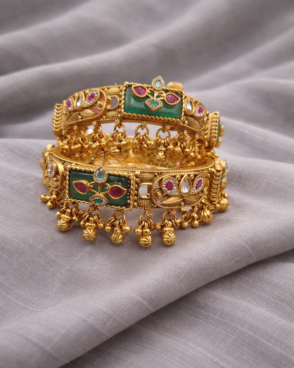 Antique Heritage Bangles(Set of 2)