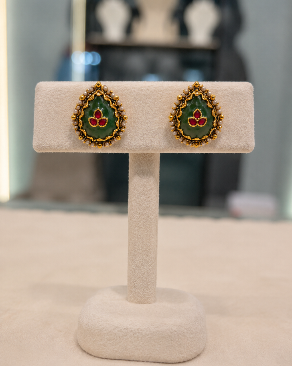 Jadau Choker Necklace Set-G453200