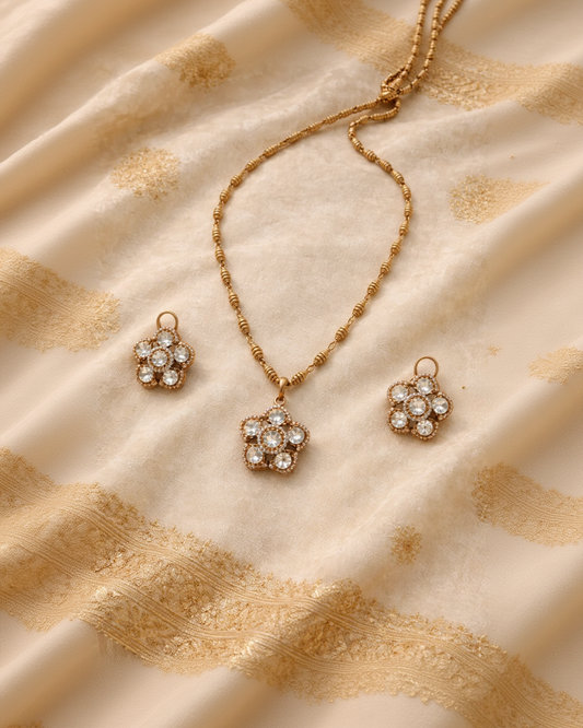 Mossonite Pendent Set-G351500