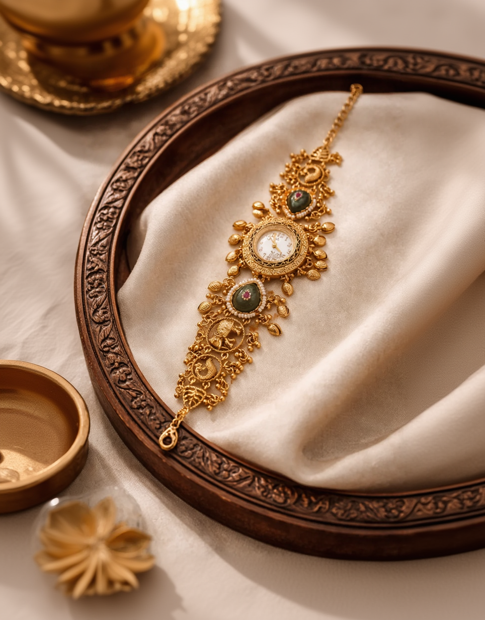 Timeless Heritage Kundan Watch Bracelet-G352300