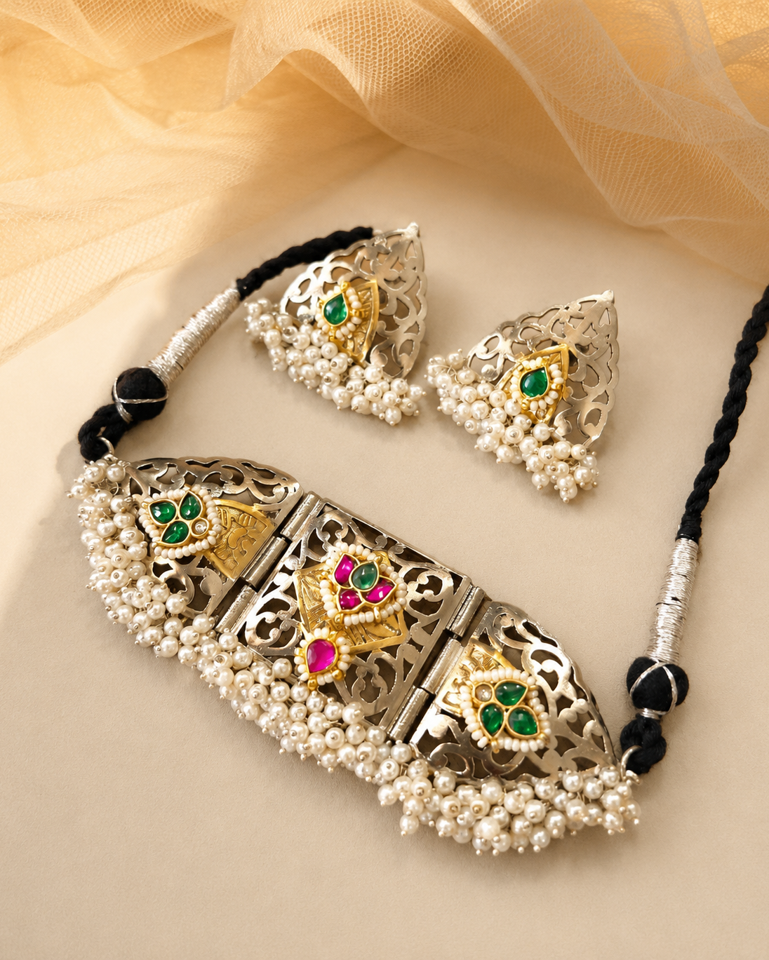 German Silver Chokar Set-G662400