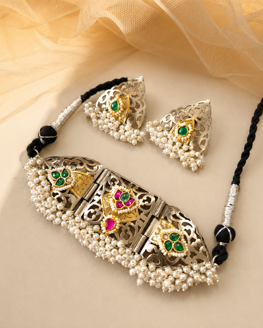 German Silver Chokar Set-G662400