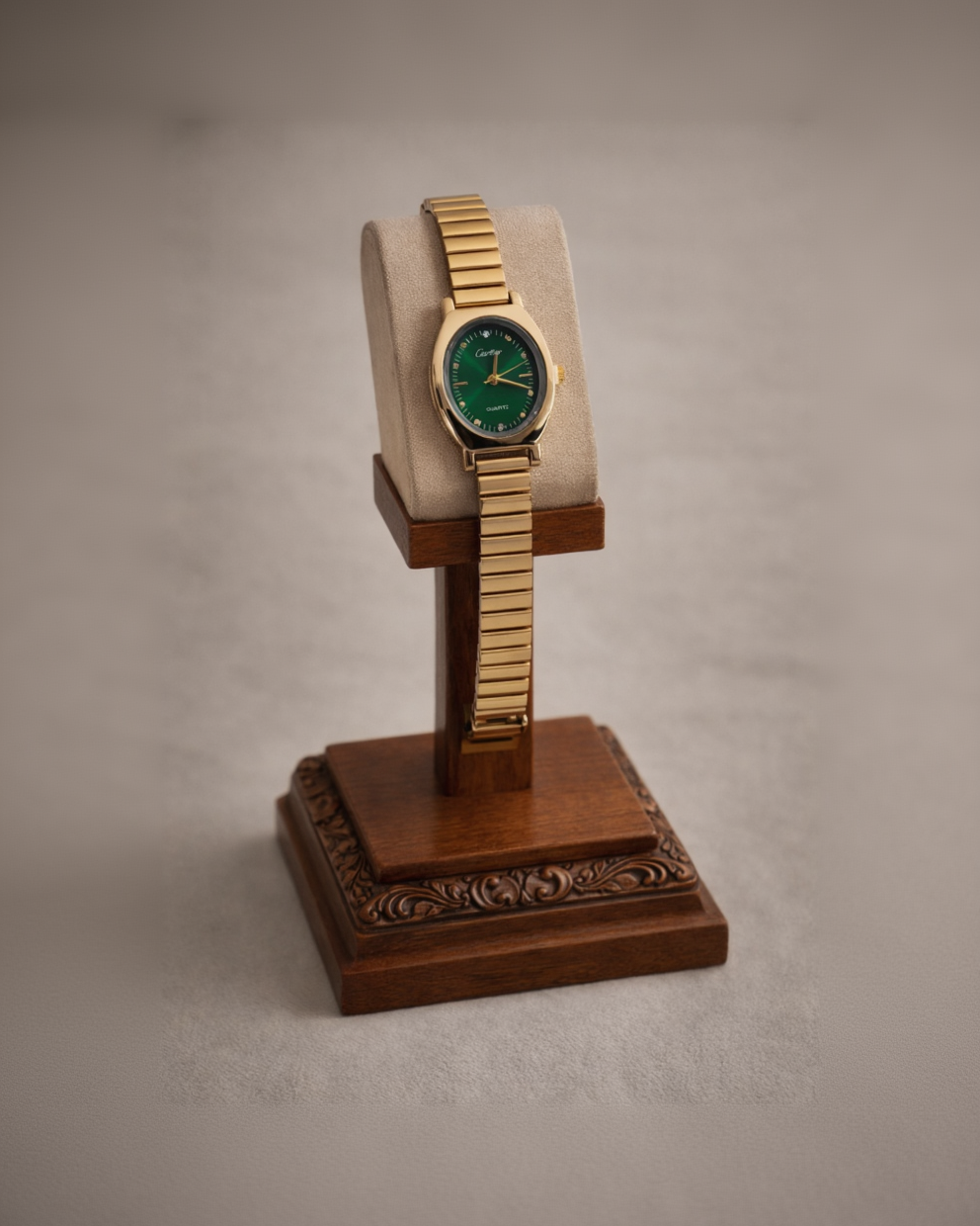 Stainless steel Gold oval Watch-G35900