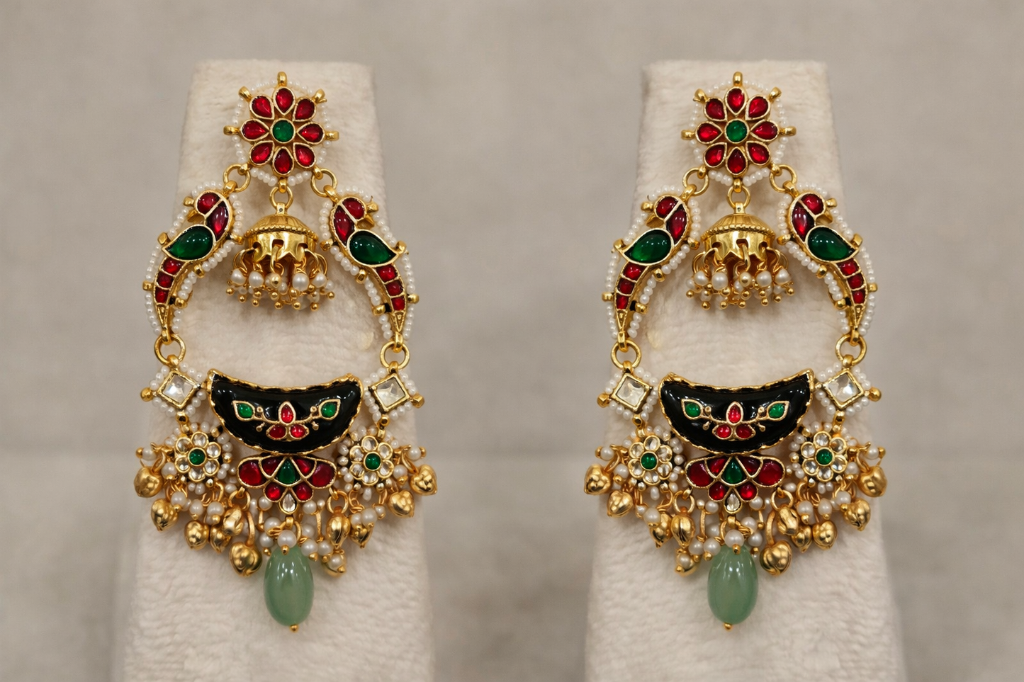 Green Onyx Heritage Choker Necklace Set