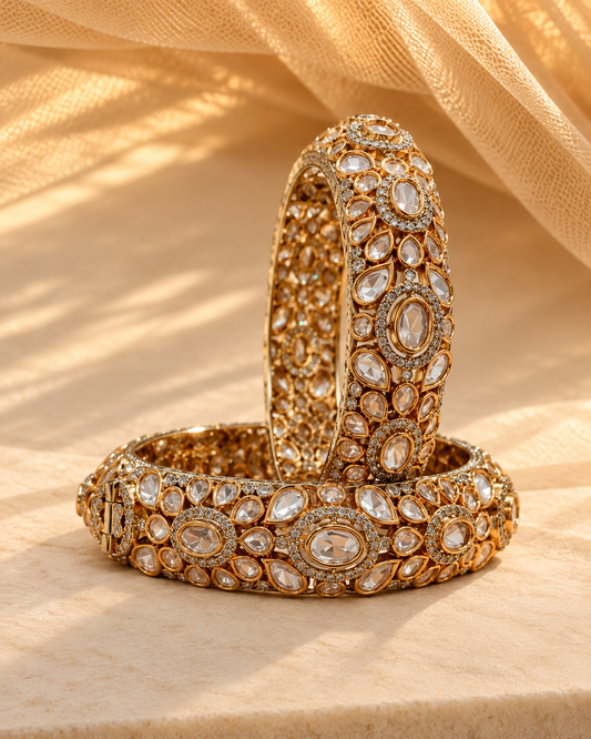 Moissanite Bangles-BGL2318