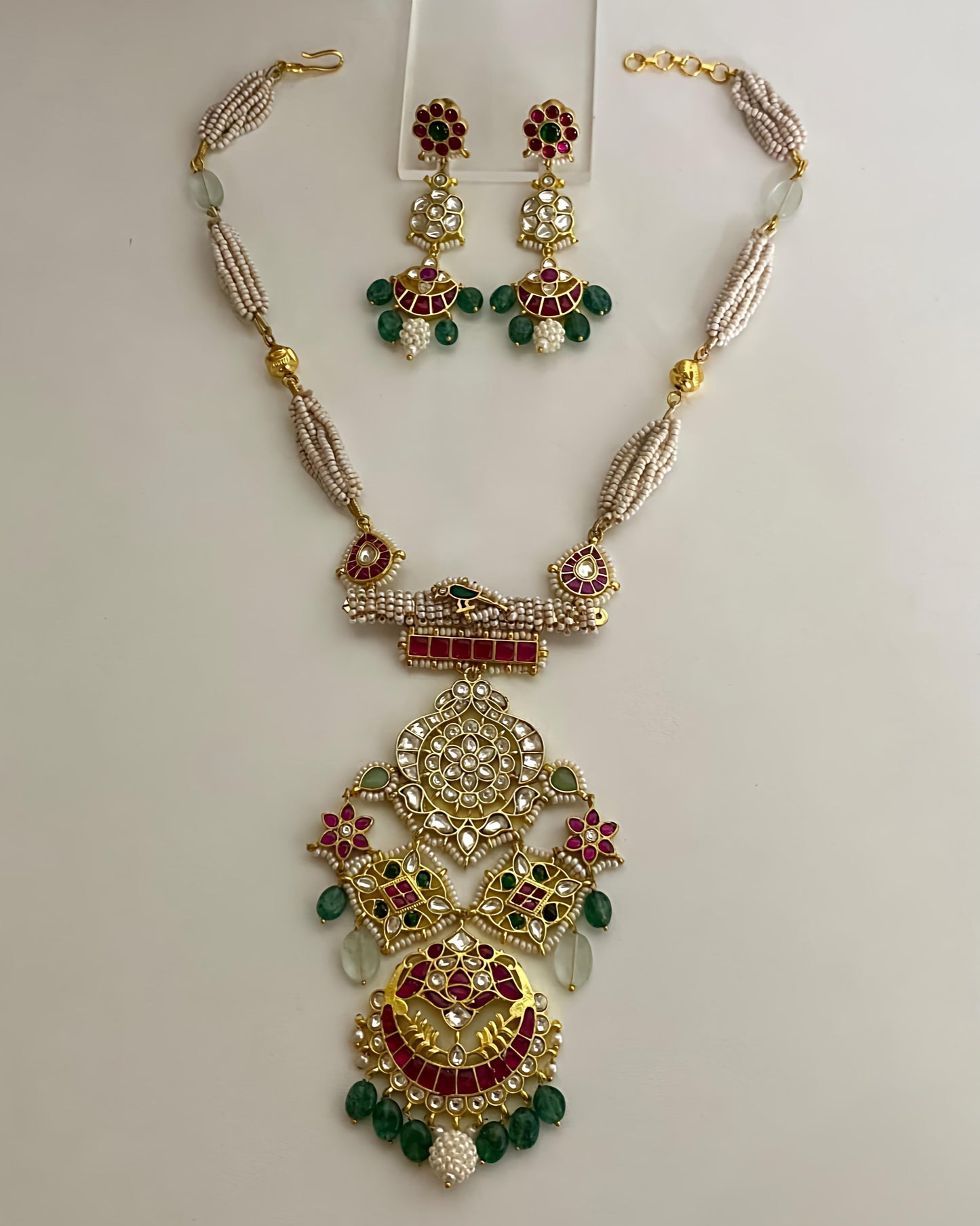 The Shahi Chandbali Long Necklace Set-G3513300