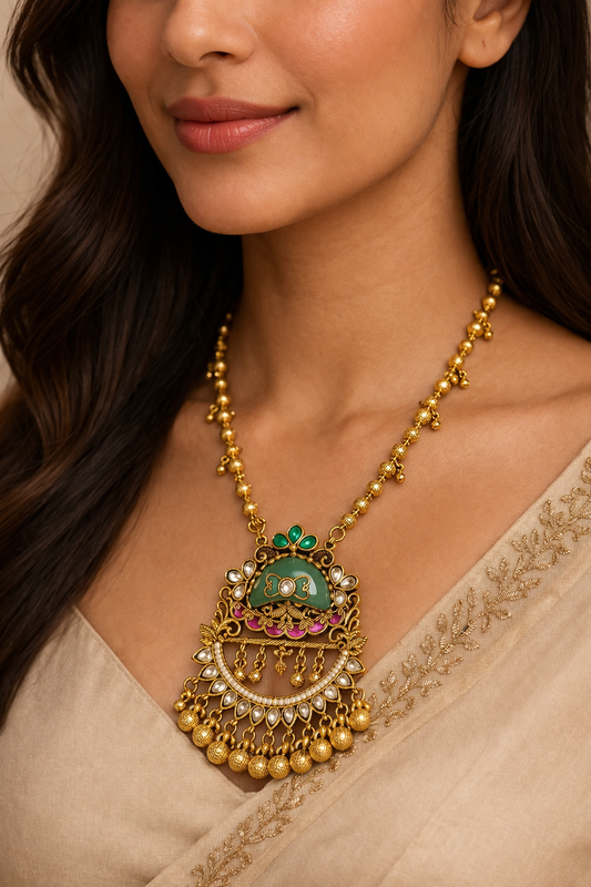 Heritage Onyx pearl Pendant necklace