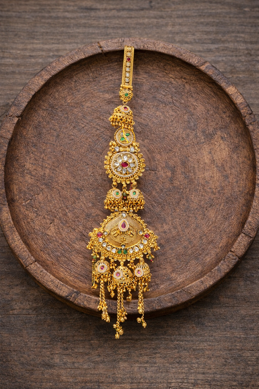 Gold-Toned Heritage Kamar Challa / Judda-G354200