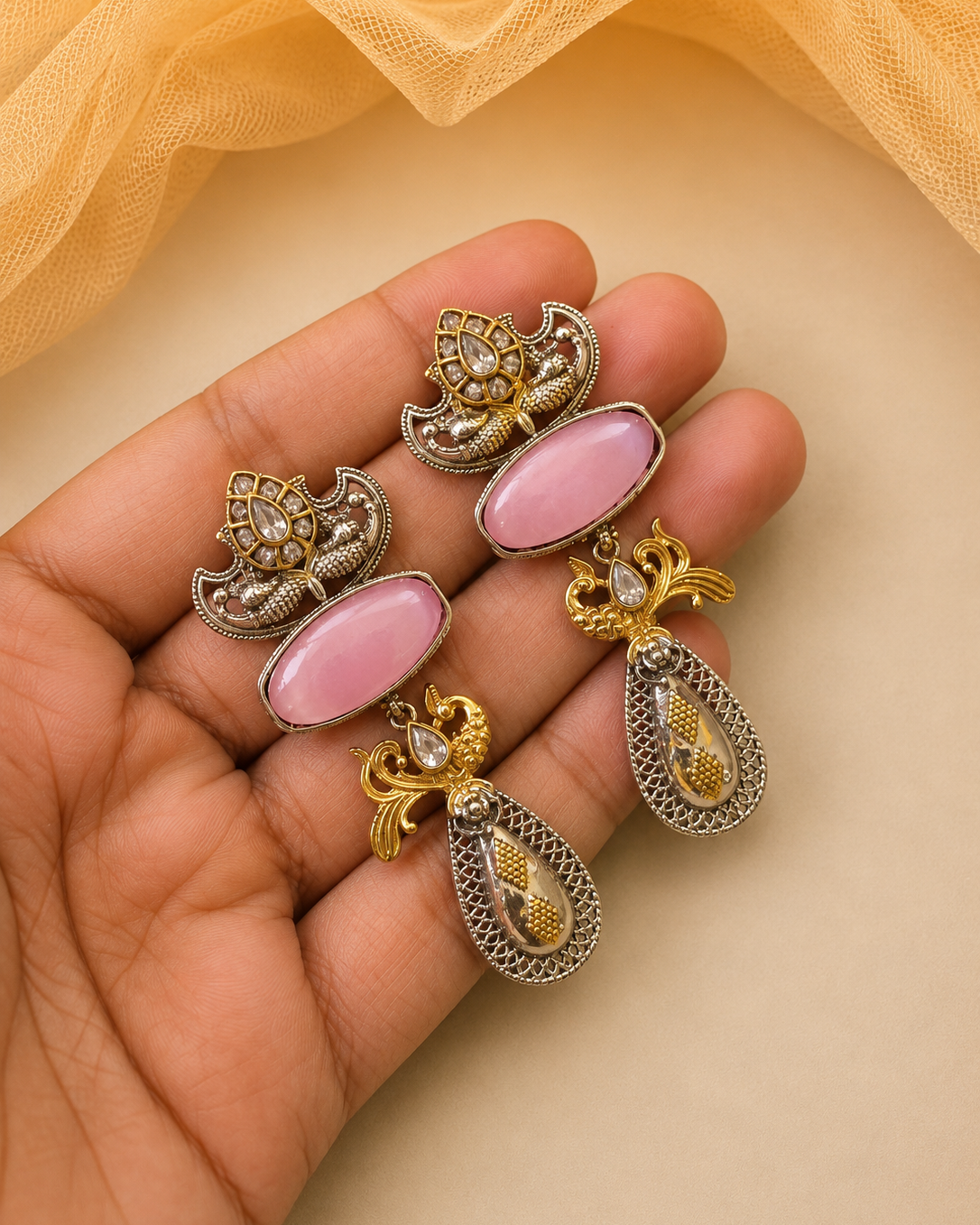 Fusion-Oxidised Earings-G11450