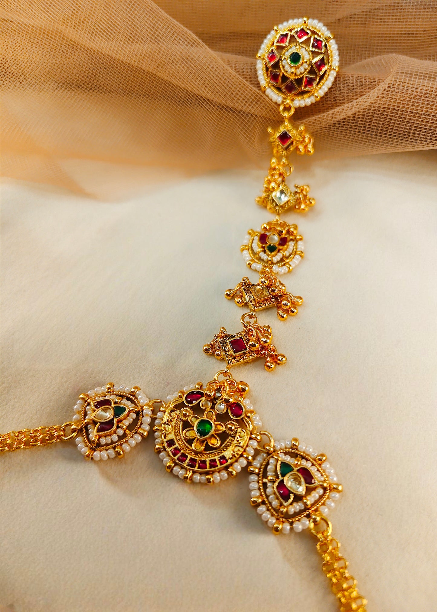 Jadau Kundan Hath phool/Hath Pocha(1-Ps)-G352800