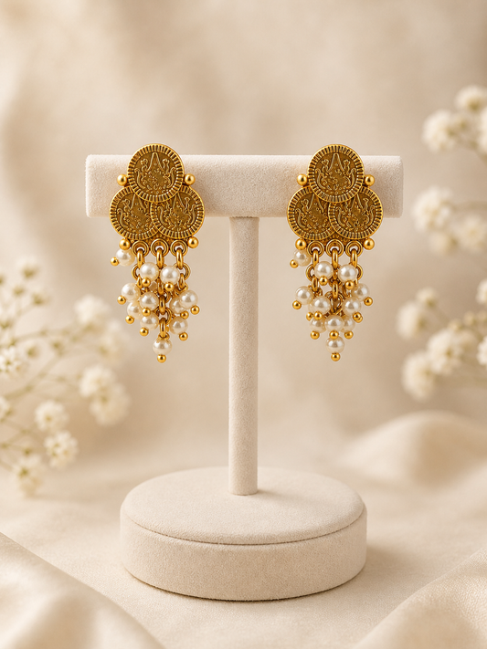 Lakshmi Coin Choker Necklace Set-G751300