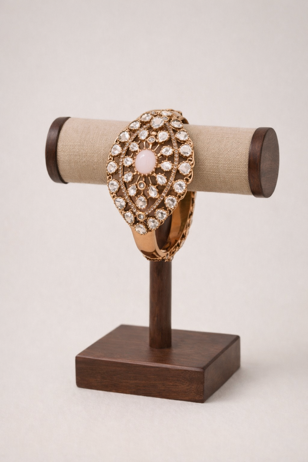 Elegant Mossonite Bangle Bracelet