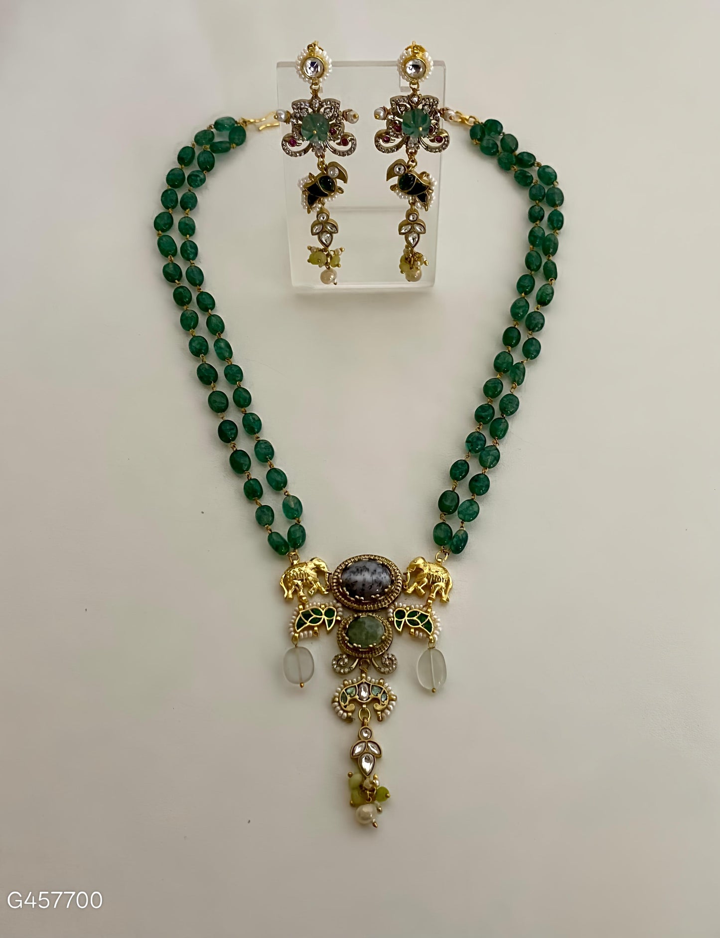 Pachi Kundan Necklace Set -G357500