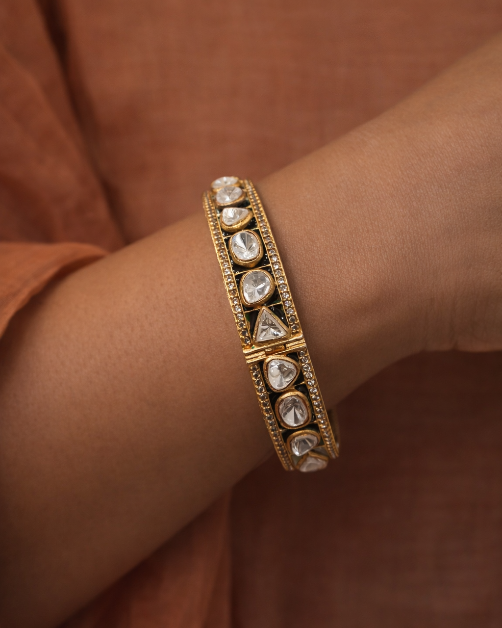 Mossonite Kada Bracelet-G352950