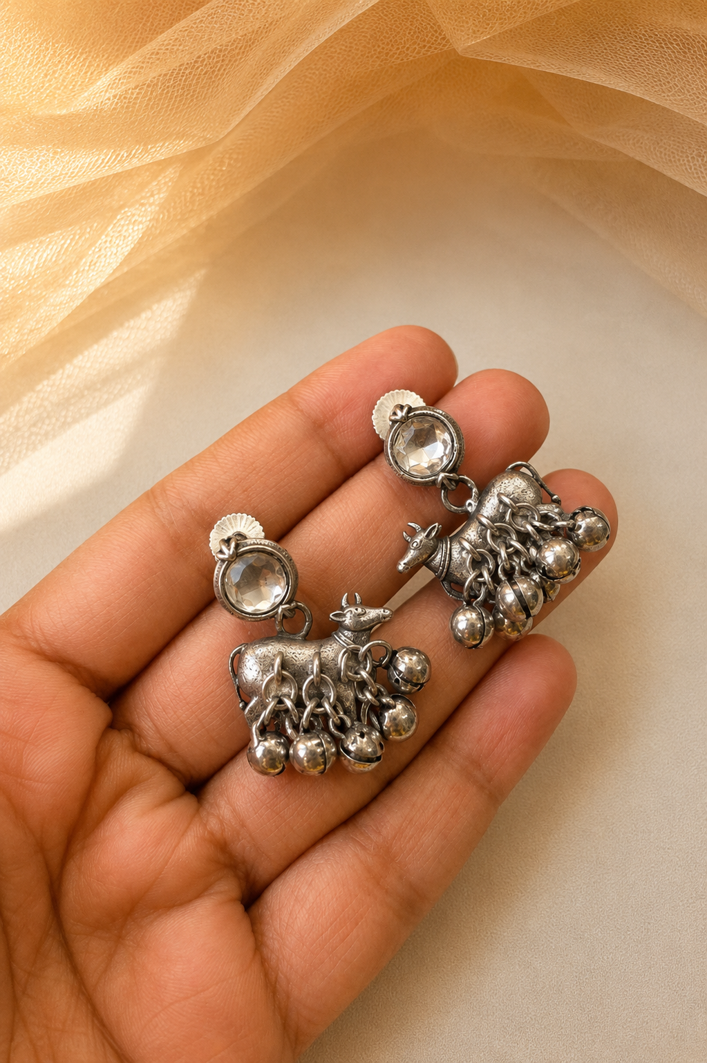 Oxidised Earings-G11050