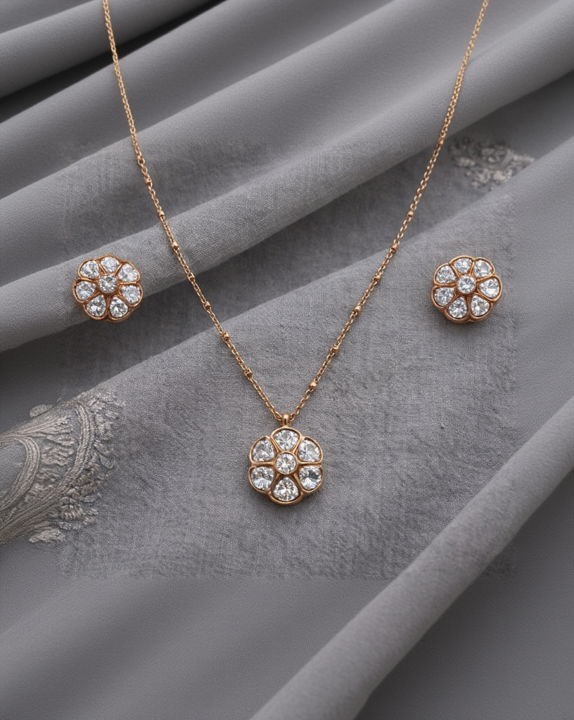 Mossonite Pendent set